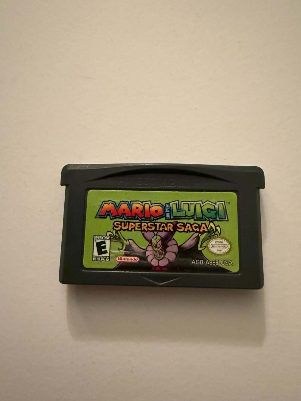 Nintendo Mario & Luigi: Superstar Saga Game Boy Advance GBA Cartridge